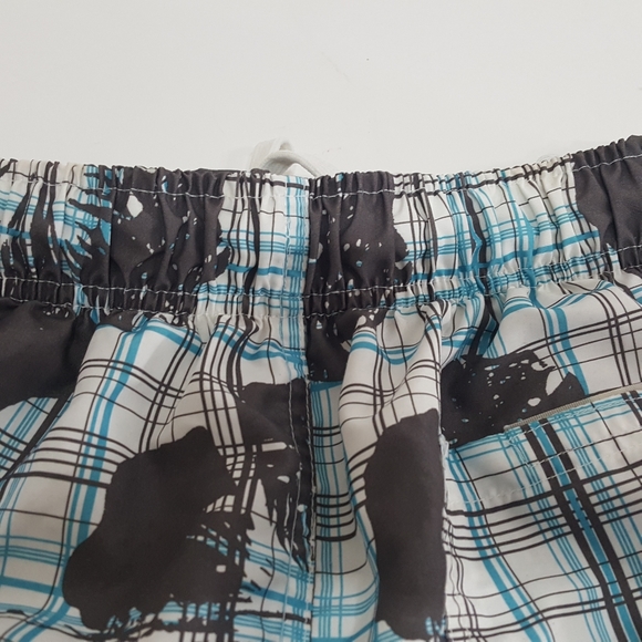Mens Airwalk Swim Trunk Board Shorts Suit Plaid - Picture 5 of 12